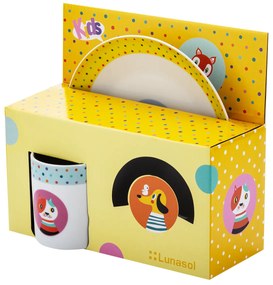 Detský porcelánový set 3 ks - KIDS World Animals - 450513