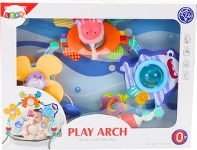LEAN Toys Závesná hojdačka na postieľku morské zvieratá oceán