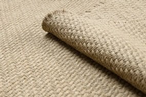 Koberec JUTE 3731 so strapcami, tmavobéžový