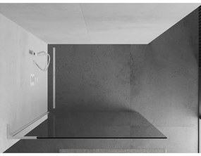 Mexen Kioto L, sprchová zástena Walk-In 105 x 200 cm, 8mm číre sklo, biely profil, 800-105-103-20-00