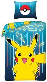 Detské bavlnené obliečky Pokémon 65x65 + 140x200 cm