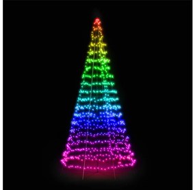 Twinkly TWP01KSPP-BEU - LED RGBW Vonkajší vianočný strom TREE 1000xLED IP44 Wi-Fi