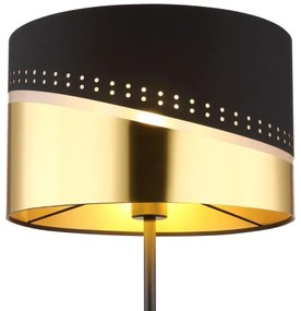 Globo 54046S - Stojacia lampa OR 1xE27/60W/230V pr. 35 cm čierna/zlatá