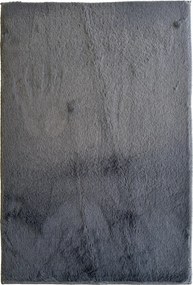 Koberec Puffy 060 Dark Grey – sivý obdĺžnik z Polyester Fur Rozmer: 40x60 cm