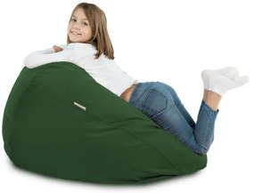 Plyšový sedací vak SAKO tmavozelený