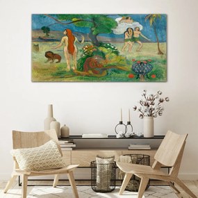 Sklenený obraz Le paradis perdu gauguin