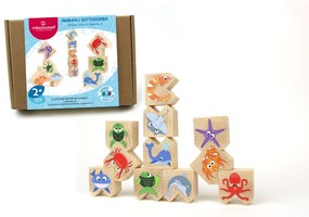 Milaniwood - Drevená balančná hra - morské zvieratká