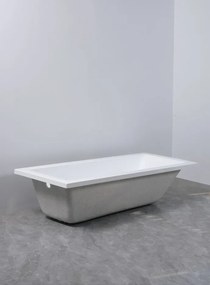 Erga Pureline-S, vaňa 1500x700x400 mm bez nožičiek, biela lesklá, ERG-V07-PURELINE-S-150x070-WH