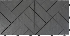 Gumová dlaždica ARISTA 30 x 30 cm, antracit MHEU5100540