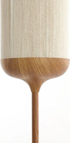 Stojacia lampa v prírodnej farbe s textilným tienidlom (výška 159 cm) Dania – Light &amp; Living