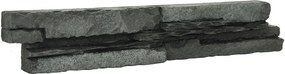 Obklad Vaspo kameň čierna 6,7x37,5 cm reliéfna V53201