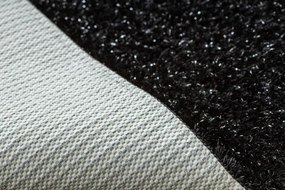 Kúpeľňový koberček SYNERGY glamour / lurex, čierny