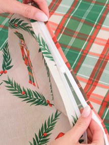 Vianočné bavlnené obliečky Renforcé – Vianočný príbeh