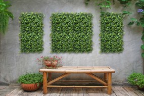 Europe Grass Umelý rastlinný panel MIX VERT 50 x 50 cm - Panel 50x50