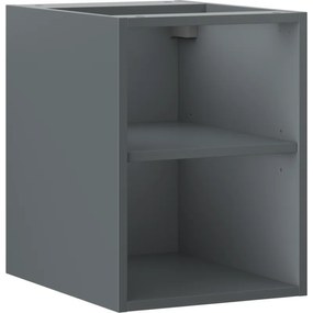 Mexen Box-A, otvorená skrinka s policou 35 cm, grafitová matná, 91AX2-0350-470-0-66