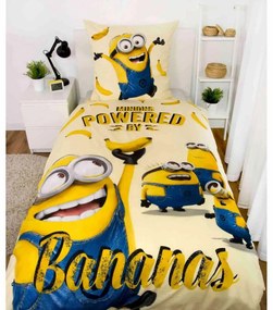 Herding Bavlnené obliečky Mimoni, 135 x 200 cm, 80 x 80 cm