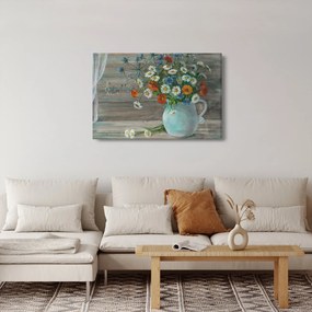 Obraz - Lúčne kvety, olejomaľba (90x60 cm)