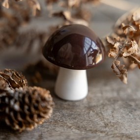 Storefactory Jesenná dekorácia Houba Bovik Brown 5 cm