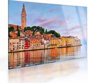 Sklenený obraz - Rovinj, Chorvátsko (70x50 cm)