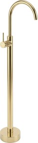 Rea Lungo, voľne stojaca umývadlová batéria, zlatá lesklá, REA-B4307