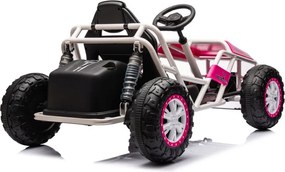 LEAN CARS Elektrické autíčko Buggy A8812 24V, ružové