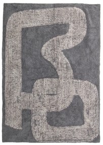 Bavlnený koberec addo 200 x 145 sivý MUZZA