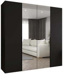 Skriňa Alicante II 200 čierna