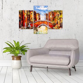 Obraz - Olejomaľba mesta III. (90x60 cm)