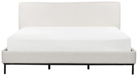 Čalúnená posteľ 180 x 200 cm sivá CORIO Beliani