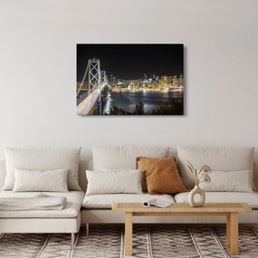 Obraz Brooklynského mostu a New Yorku (90x60 cm)