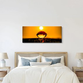 Obraz sklenené kvapky (120x50 cm)