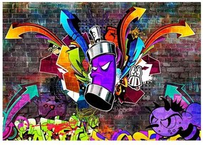 Fototapeta - Graffiti: Colourful attack Veľkosť: 300x210, Verzia: Premium