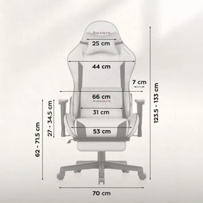 Herná stolička Force 5.7 Grey