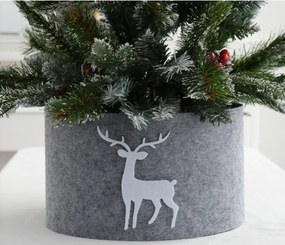 Obal na vianočný stromček DEERBOX so sobom, sivý