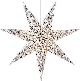 Markslöjd 704876 - Vianočná dekorácia KARLA 1xE14/25W/230V biela 75 cm