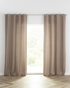 Záves BASIC s kolieskami 140x280 cm béžovy 1 ks.