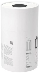 Čierny vonkajší LED lampáš na USB (výška 30 cm) Firefly – Zone