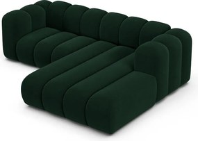 Tmavozelená rohová pohovka (pravý roh) Lupine – Micadoni Home