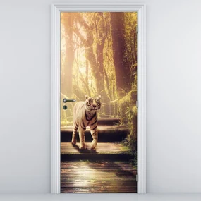 Fototapeta na dvere - Tiger (95x205cm)