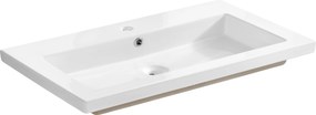 Comad Nábytkové keramické umývadlo UM-8070 SPIRIT 100, 101x46 cm, biela lesklá