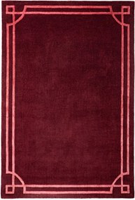 XXXLutz VLNENÝ KOBEREC, 160/230 cm tmavočervená Flair Rugs - Online Only bytové doplnky - 003165045902