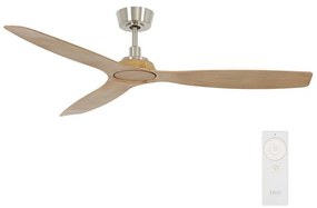 Lucci air Lucci Air 210653 - Stropný ventilátor MOTO hnedá/matný chróm + diaľkové ovládanie FAN00227