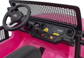 Ramiz OFF-ROAD 3.0 terénne auto pre deti Ružové + Diaľkové ovládanie + Pomalý štart + Pásy + LED zvuk
