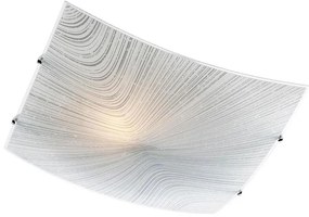 Redo 05-812 - Stropné svietidlo SHAKE 1xE27/42W/230V 29,5x29,5 cm biele