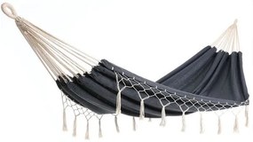 InternetovaZahrada Hojdacia sieť so strapcami 320x150 cm - šedá