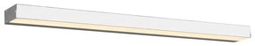 LED nástenné svietidlo v lesklej striebornej farbe (dĺžka 90 cm) Rocco - Trio