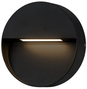 LED vonkajšie nástenné osvetlenie Casoria R čierne
