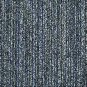 Balta, Kobercový štvorec Sonar Lines 4183 modrošedý 50 x 50 cm, chodba / predsieň