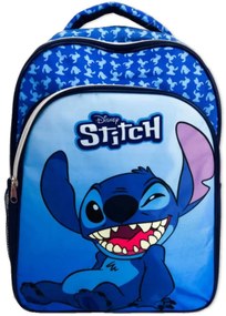 Chlapčenský školský batoh Lilo & Stitch - modrý s motívom mimozemšťana Stitcha - 20L