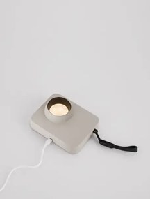 LED stmievateľná béžová stolná lampa Kedros 2